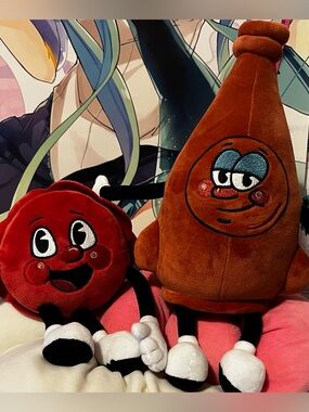 Bottle and Cappy Plush Fallout